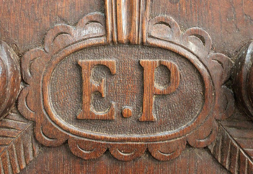Wandpfeifenhalter aus Eiche – 1910/1920