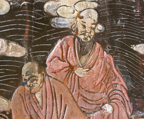Tavolino da caffè asiatico piccolo laccato nero – Inizio XX secolo