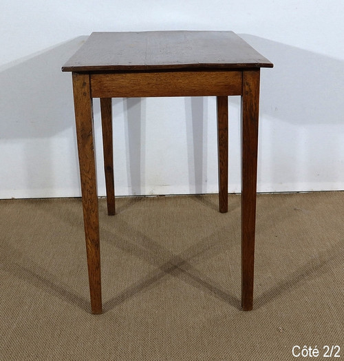 Petite Table en Chêne massif – 2ème partie du XIXe