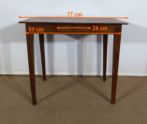 Petite Table en Chêne massif – 2ème partie du XIXe
