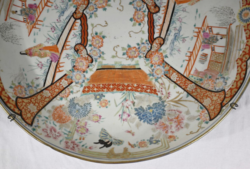 Bedeutende japanische Porzellanschale, Meiji-Ära – 2. Hälfte des 19. Jahrhunderts