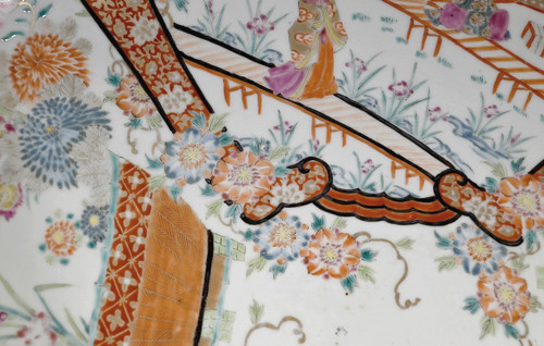 Bedeutende japanische Porzellanschale, Meiji-Ära – 2. Hälfte des 19. Jahrhunderts