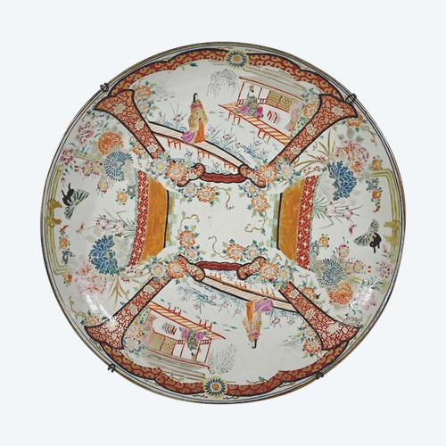 Important Plat en Porcelaine du Japon, ère Meiji  – 2ème partie XIXe