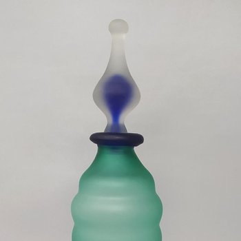 Amazing green and blue bottle from the 1970s