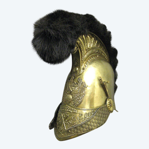 Fire Officer Helmet, Model 1830, July Monarchy.