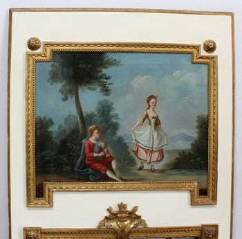 Large Trumeau Mirror, Louis XVI style - 2nd half of the 19th century