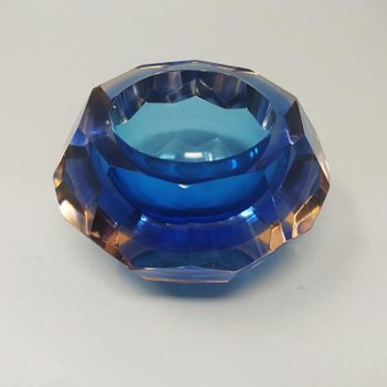 Amazing Big Blue Bowl or Catchall from the 1960s by Flavio Poli