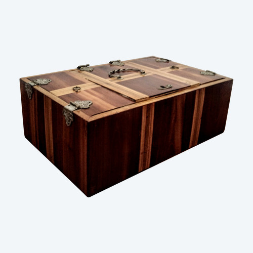 Coffret en prunier XVIIIe siècle