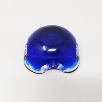 Superb blue ashtray from the 1960s / Vide Poche designed by Flavio Poli