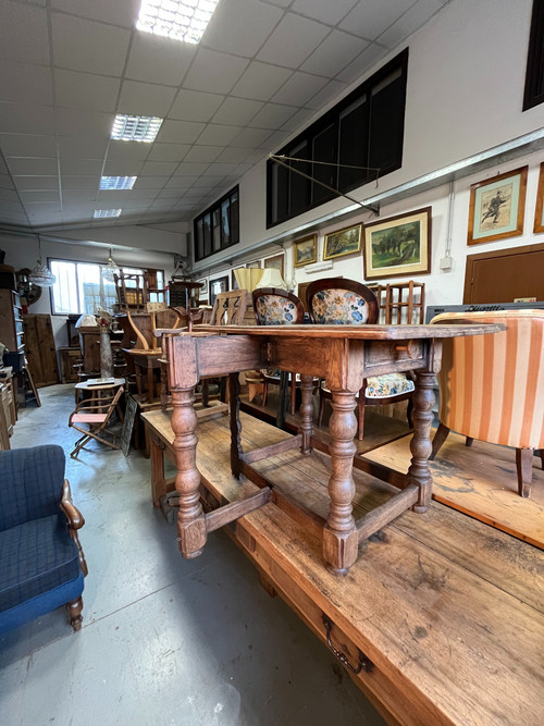 Tavolo da pranzo in castagno 1800