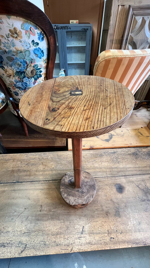 Table basse en épicéa 1900