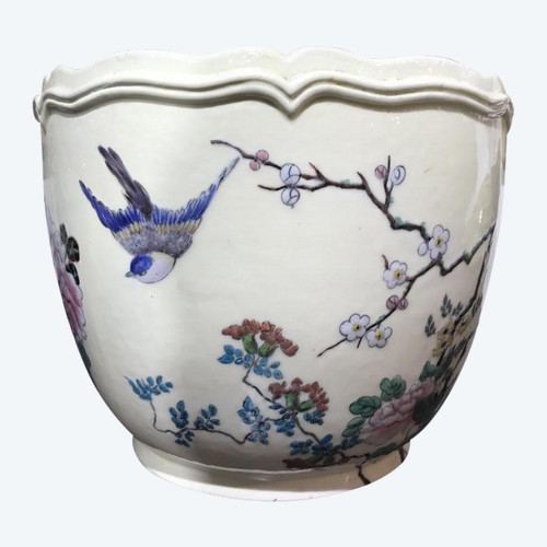 Theodore Deck (1823-1891) Cache Pot En Faïence