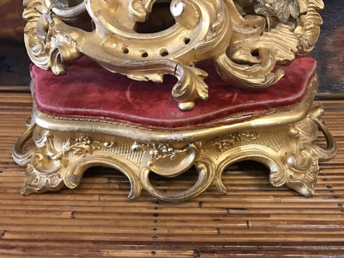 Rocaille clock, Louis XV style, Napoleon III period