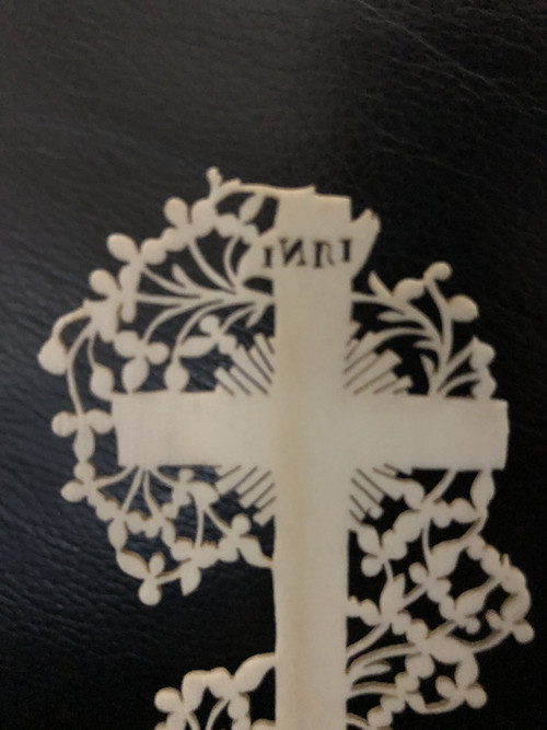 Calvary In Ivory Dieppois Work Around 1900