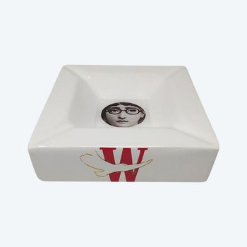 Cendrier/ Vide Poche en Porcelaine par Piero Fornasetti