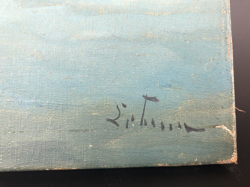 Peinture Sur Toile Vue Du Bosphore Fin XIXéme