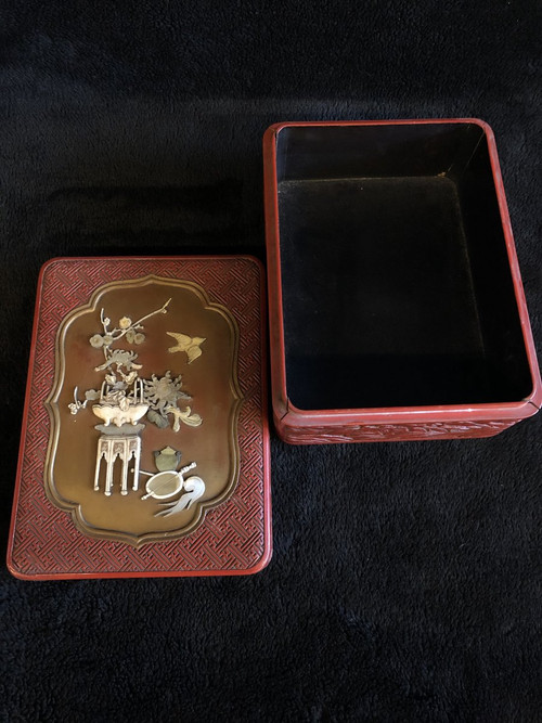 Coffret Laque Du Japon Fin XIXéme