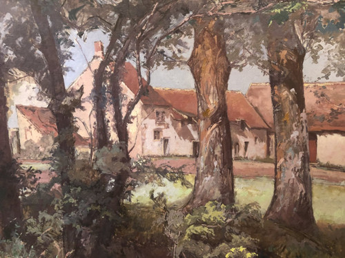 Marie Fondreton (xix-xx) Vue De La Ferme