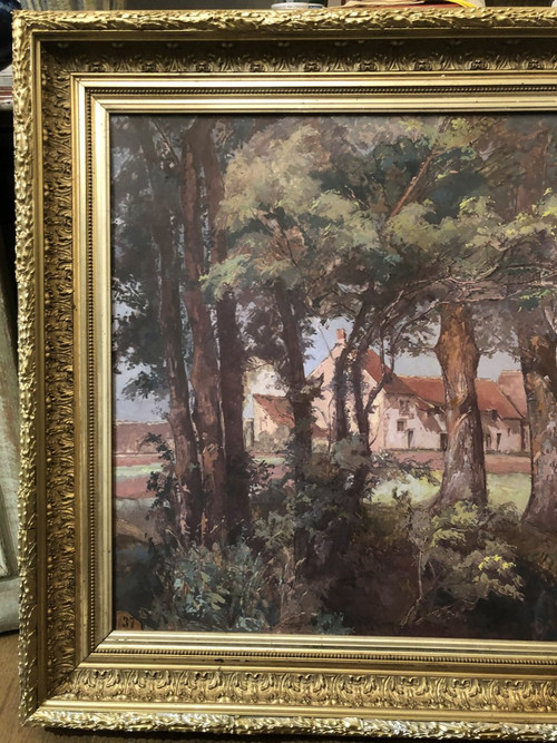Marie Fondreton (xix-xx) Vue De La Ferme