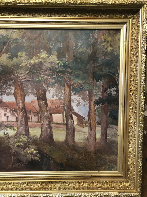 Marie Fondreton (xix-xx) Vue De La Ferme