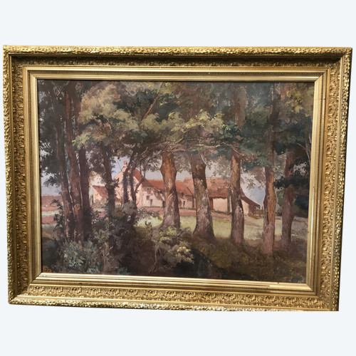 Marie Fondreton (xix-xx) Vue De La Ferme