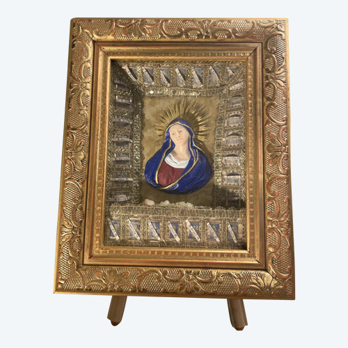 Reliquary of the Virgin and Child with 28 Martyrs - 18th century