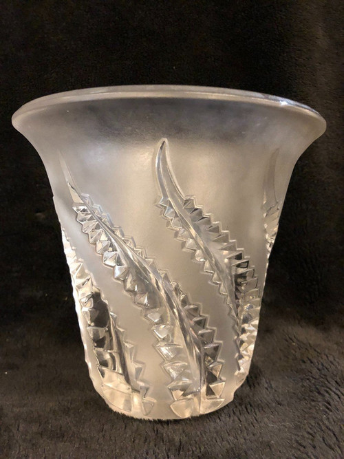 Vase Fougères Lalique Frankreich Circa 1940-50