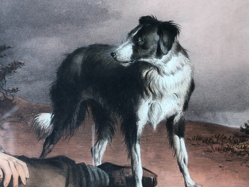 Thomas Sidney Cooper (1803-1902) - Le Repos - Aquarelle Gouaché
