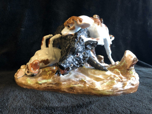 Important Meissen Porcelain Group After J.j.kaendler