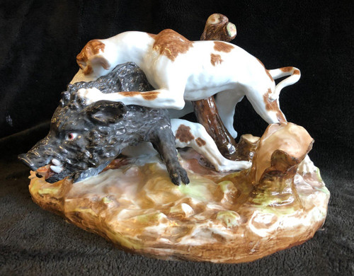 Important Meissen Porcelain Group After J.j.kaendler