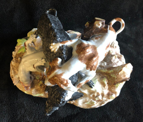 Important Meissen Porcelain Group After J.j.kaendler