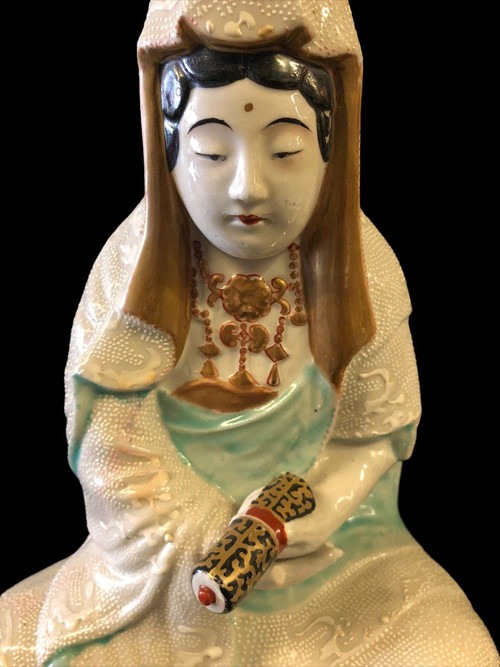 Buddha in porcellana giapponese Fine XIX o inizio XX secolo