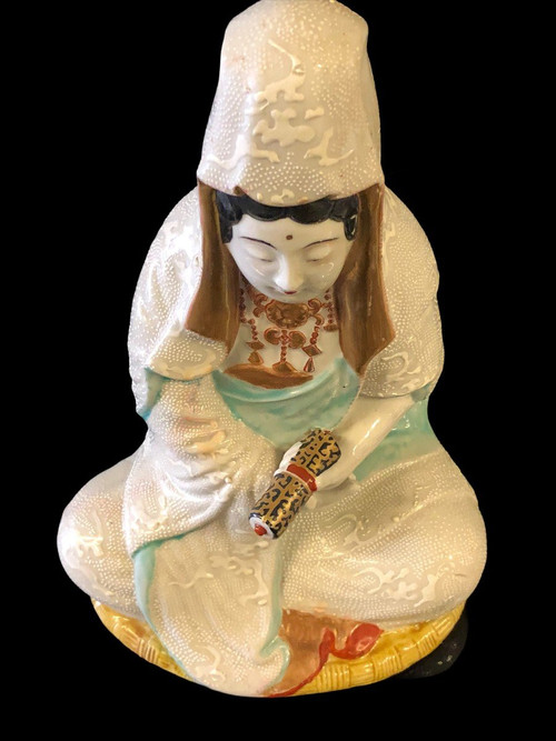 Buddha in porcellana giapponese Fine XIX o inizio XX secolo