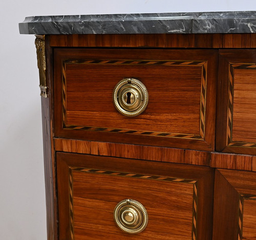 Importante Commode Écritoire en Bois précieux, époque Louis XVI – XVIIIe
