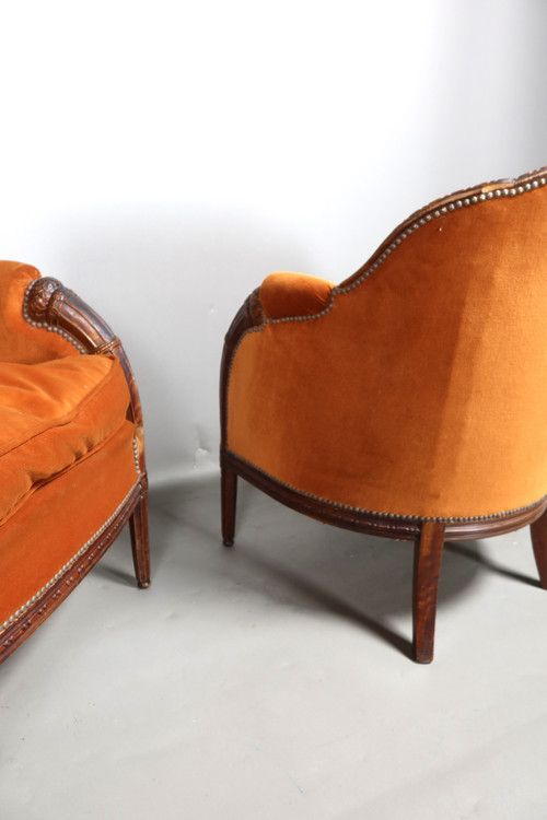 Paire de fauteuils de Paul Follot (1877-1941)