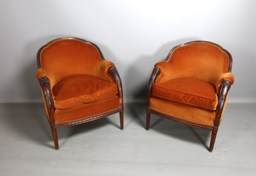 Paire de fauteuils de Paul Follot (1877-1941)