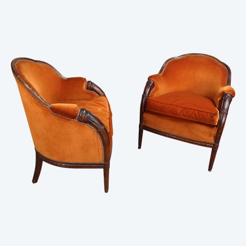Paire de fauteuils de Paul Follot (1877-1941)