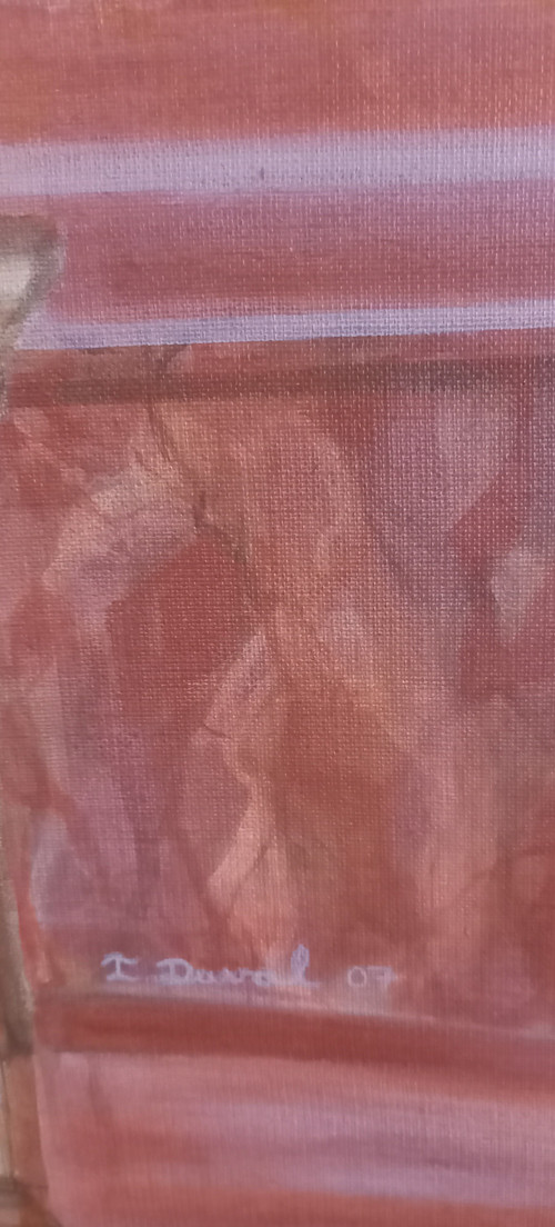 Acrylgemälde auf Leinwand/ Das Erwachen des Engels