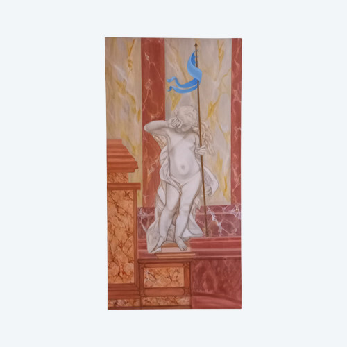 Acrylgemälde auf Leinwand/ Das Erwachen des Engels
