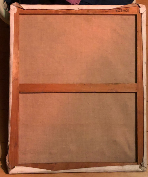 Painting - Oil On Canvas Abstract 1985