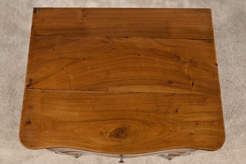 Small Chiffonnière Chest of Drawers in Walnut, Louis XV style - late 19th century