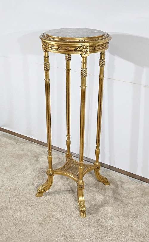Haute Desserte en Bois Doré, style Louis XVI – 1920