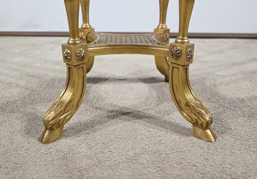 Haute Desserte en Bois Doré, style Louis XVI – 1920