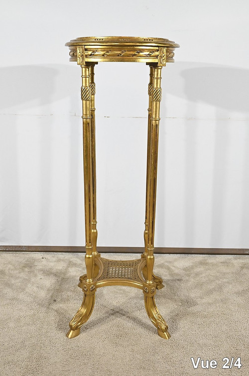 Haute Desserte en Bois Doré, style Louis XVI – 1920