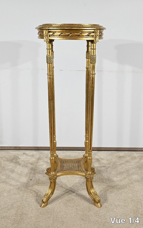 Haute Desserte en Bois Doré, style Louis XVI – 1920