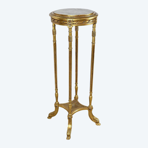 Haute Desserte en Bois Doré, style Louis XVI – 1920