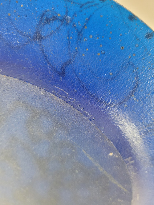 La Triomphale, Plate signed Dali Et Daum, 20th century