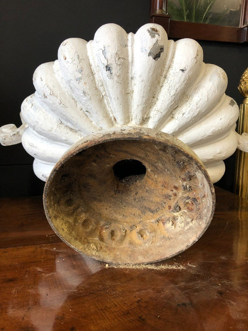 Pair Of Garden Cast Iron Vases Late 19th Century