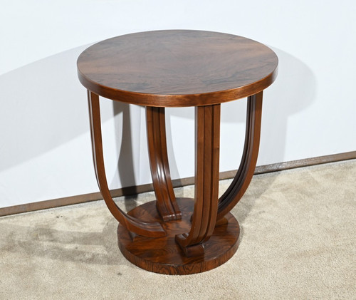 Rosewood pedestal table, Art Deco - 1940
