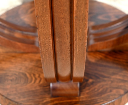 Rosewood pedestal table, Art Deco - 1940